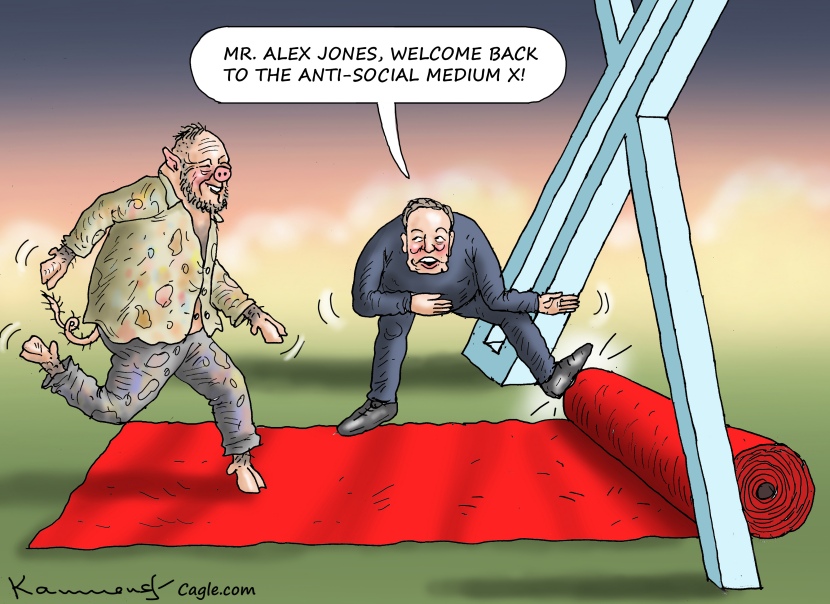 WELCOME BACK ALEX JONES