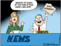 IMPEACHING BIDEN by Bob Englehart