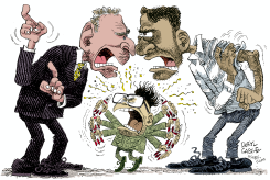 MISSILE ARGUMENT  by Daryl Cagle