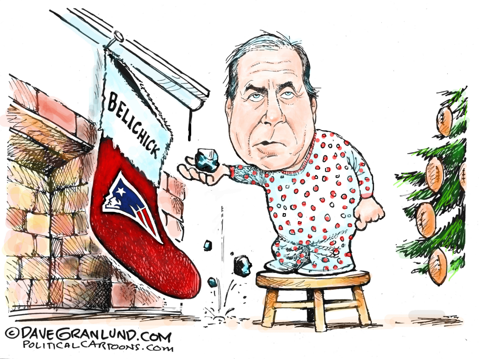 Belichick Xmas stocking