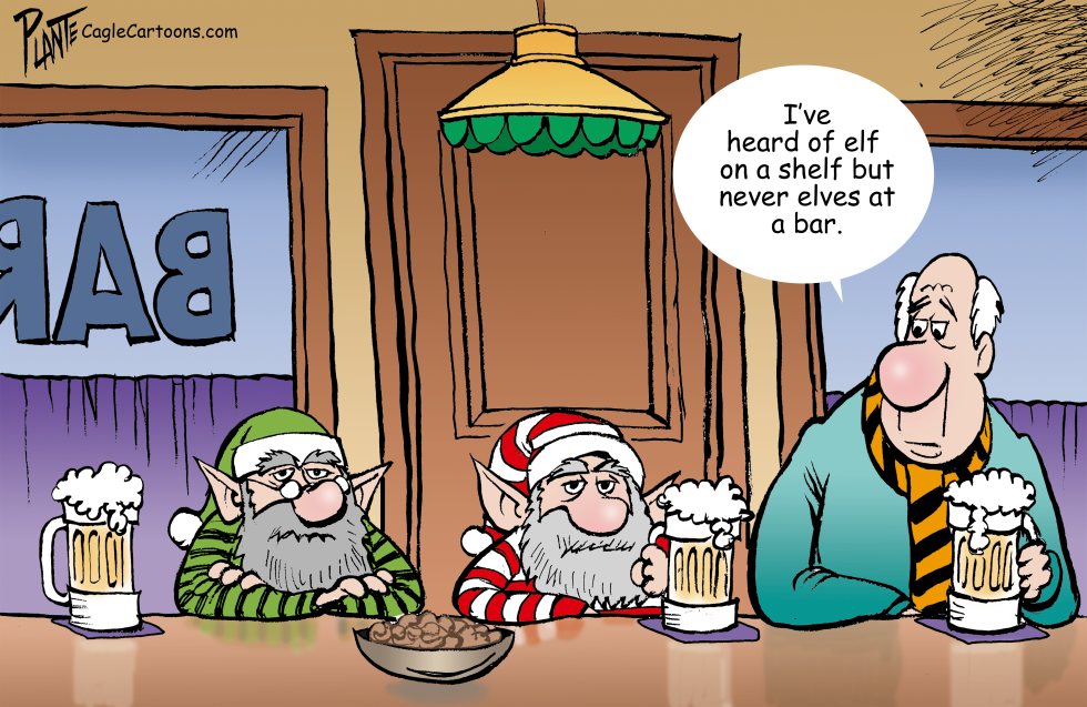Two Elves Go to a Bar…