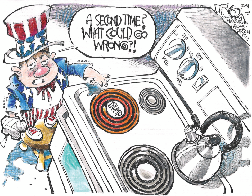 Touching a hot stove again