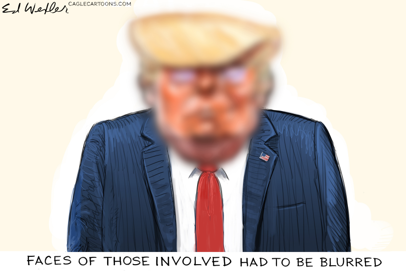 Trump Blur Face