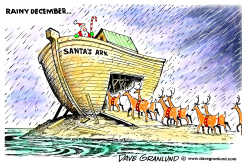 RAINY DECEMBER 2023 by Dave Granlund