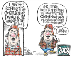 DISQUALIFIED TO RUN by John Darkow