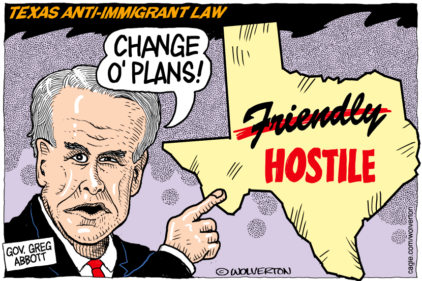 Texas Anti Immigrant Lawe