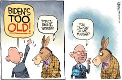 BIDEN TOO OLD CARVILLE by Rick McKee