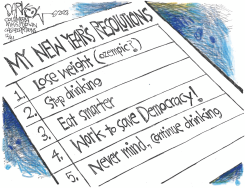 RESOLUTION TO SAVE DEMOCRACY by John Darkow