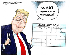 TRUMP JAN 6 ANNIVERSARY 2024 by Dave Granlund