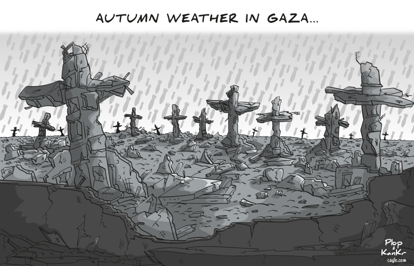 Autumn weather in Gaza...