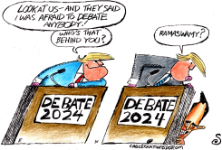 DEBILITATED DEBATE by Randall Enos