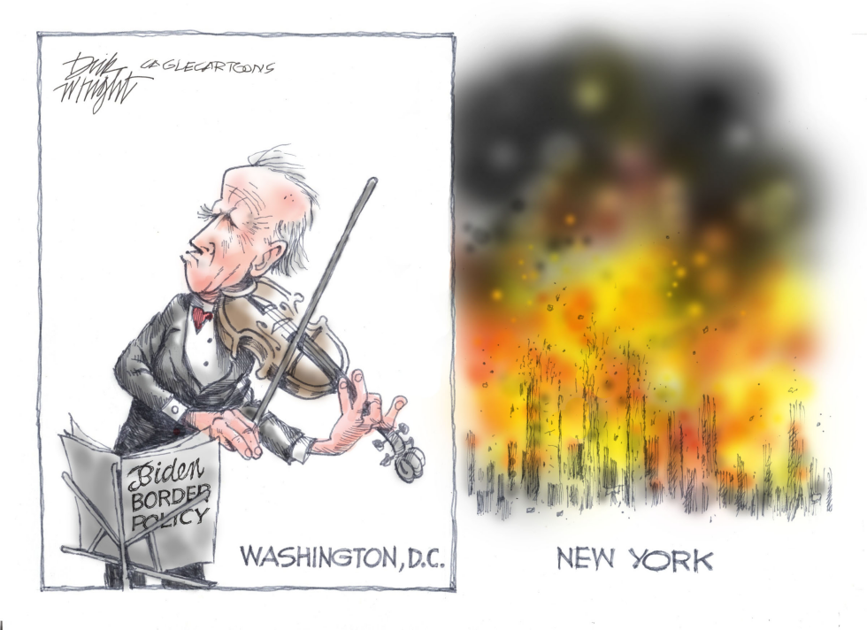 Biden Fiddles - NY Burns