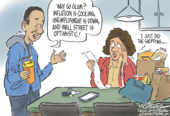 ECONOMIC REALITY VS. PERCEPTION  by Jeff Koterba