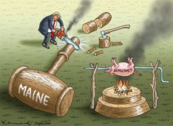 LUMBERJACK TRUMP by Marian Kamensky