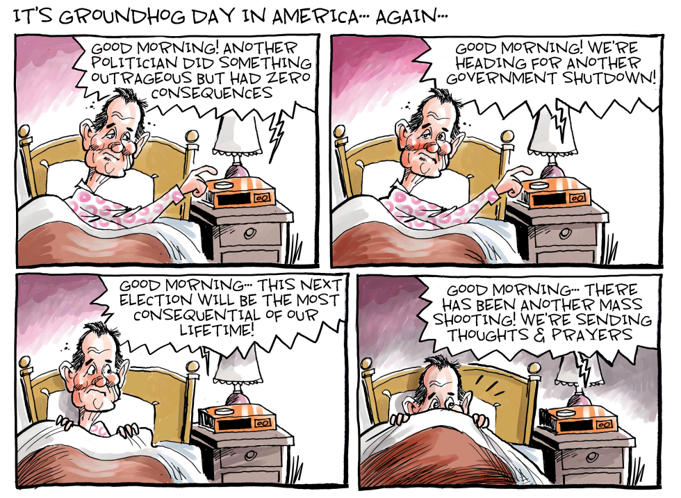 It's Groundhog Day all over again