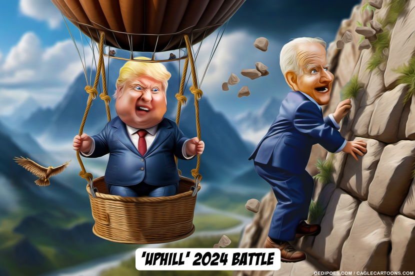 Biden sets sights on Trump in ‘uphill’ 2024 battle