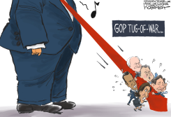 GOP TUG-OF-WAR by Jeff Koterba