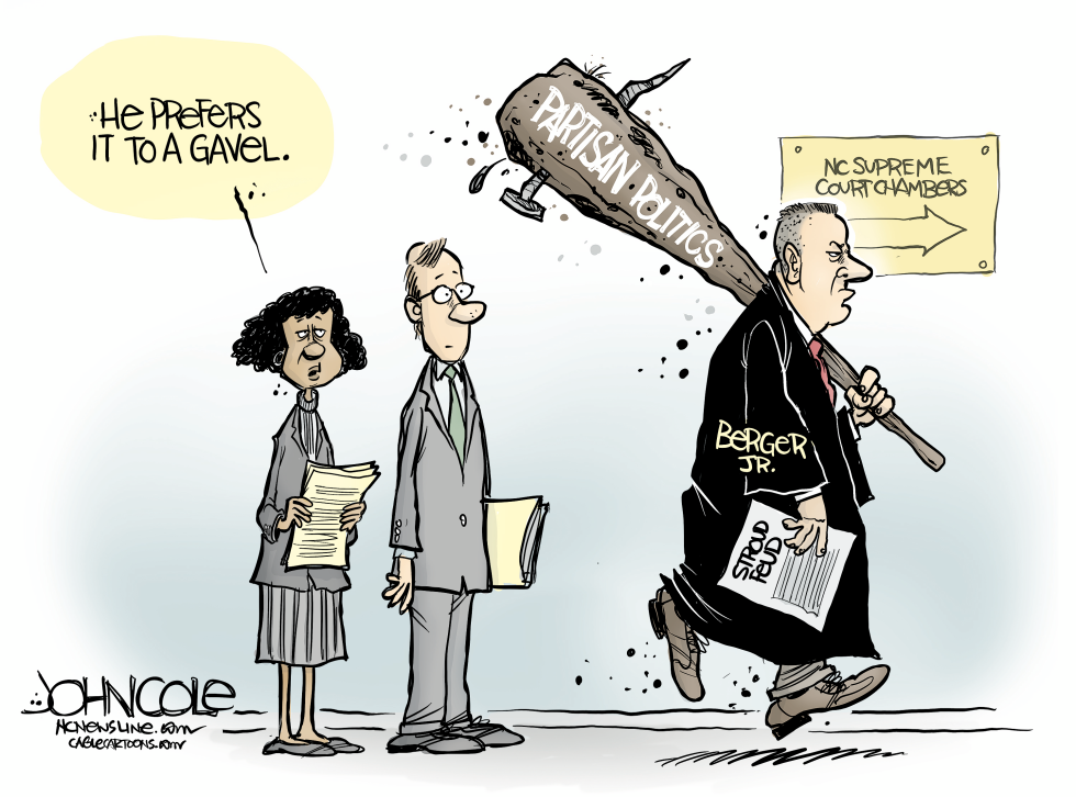 NORTH CAROLINA Berger's gavel