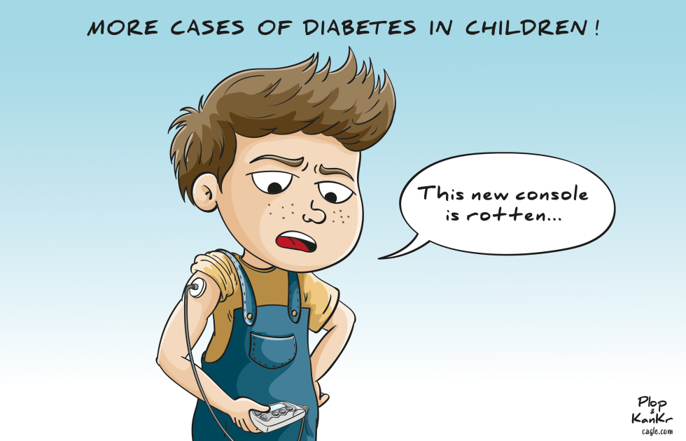 More cases of diabetes in children !