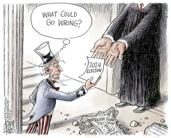 SUPREME COURT BALLOT CASE by Adam Zyglis