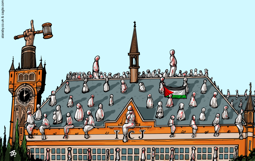 Gaza victims at Haag
