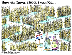 IOWA CAUCUS 2024 by Dave Granlund
