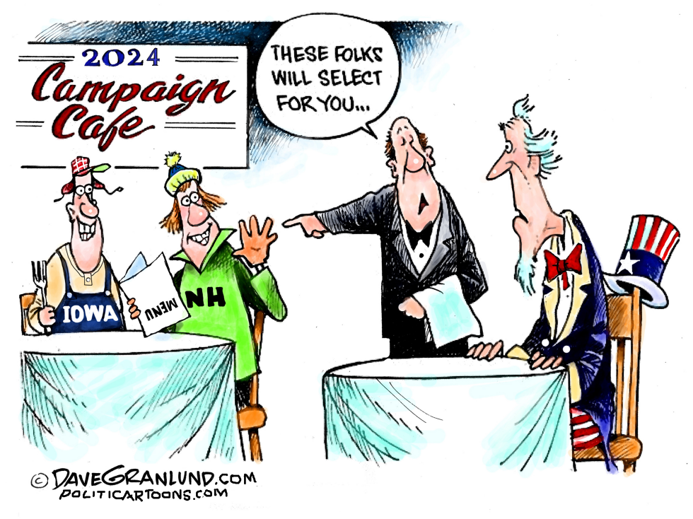 Iowa and NH 2024 menu