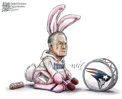 BILL BELICHICK FIRED by Adam Zyglis