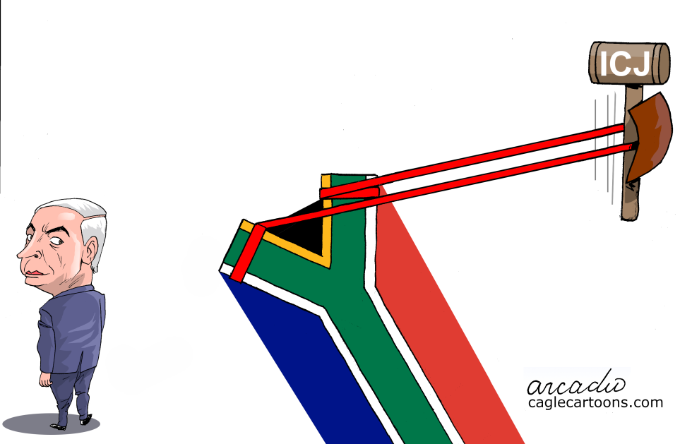 SOUTH AFRICA VS ISRAEL. by Arcadio Esquivel