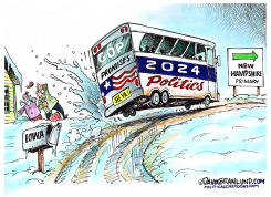 AFTER IOWA 2024 CAUCUS by Dave Granlund