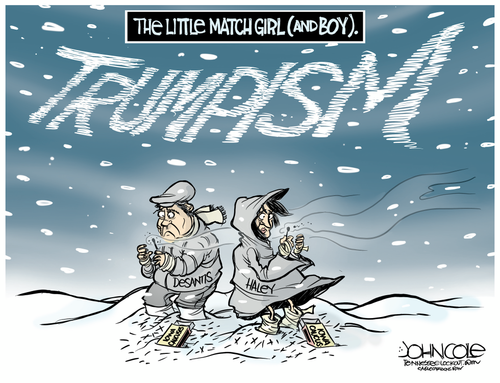 The Little Match Girl and Boy