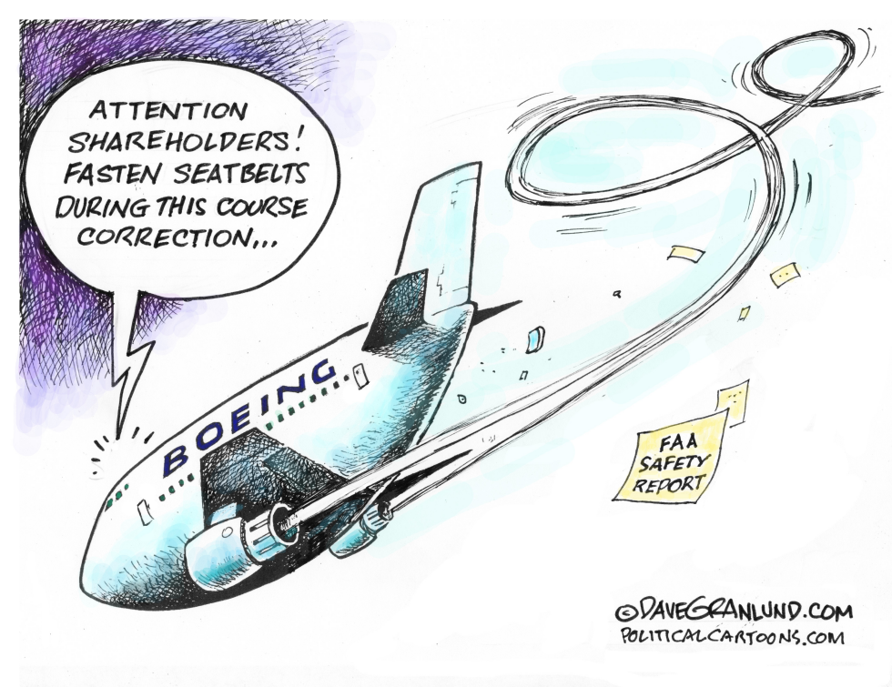 Boeing stock plunge