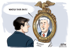 SPEAKER JOHNSON SEES MCCARTHY IN THE MIRROR by R.J. Matson