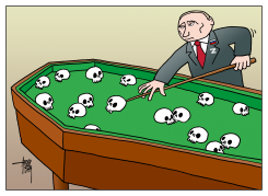 PUTIN CAUSING DEATH by Arend van Dam