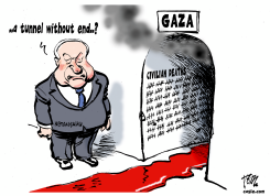 GAZA TUNNEL by Tom Janssen