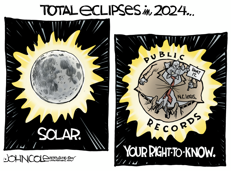 NORTH CAROLINA Public records eclipse