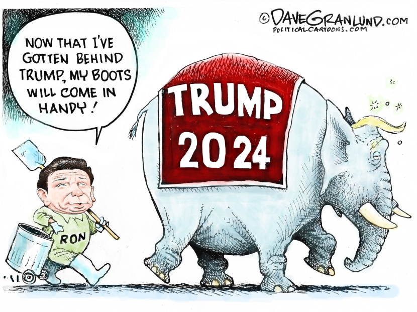 DeSantis gets behind Trump