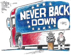 DESANTIS BACKS DOWN by John Darkow