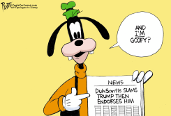 DUHSANTIS SLAMS TRUMP by Bruce Plante