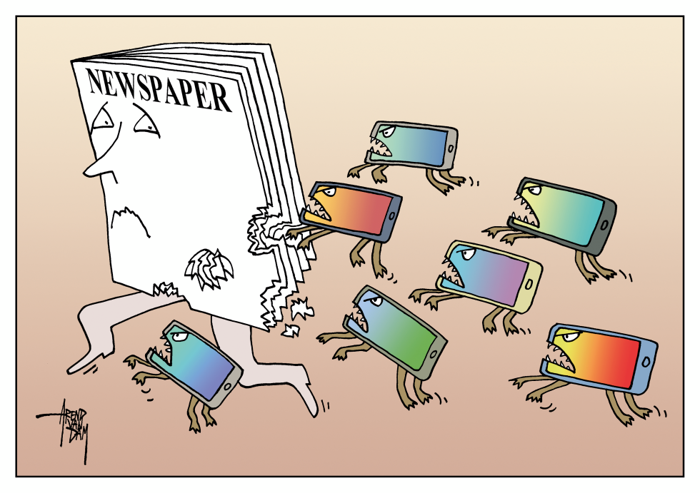 threatened newspaper