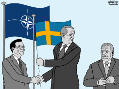 KRISTERSSON, ERDOGAN, ORBáN by Rainer Hachfeld