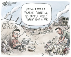 GAZA FAMINE by Adam Zyglis