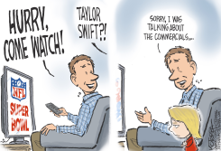 TAYLOR SWIFT TO THE SUPER BOWL by Jeff Koterba