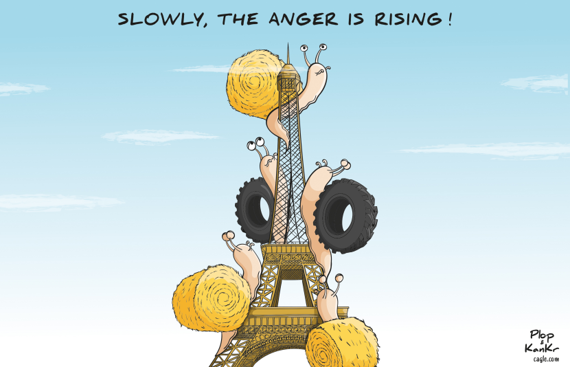 Slowly, the anger is rising !