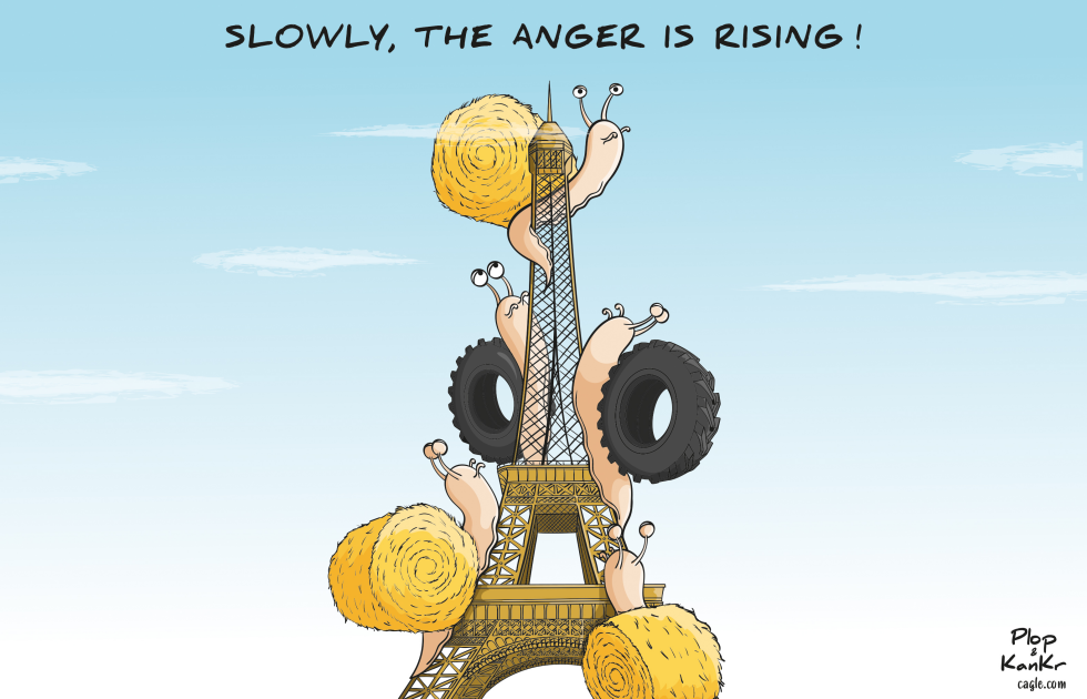 Slowly, the anger is rising !