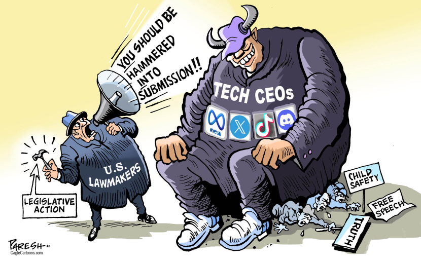 Tech CEOs and senators