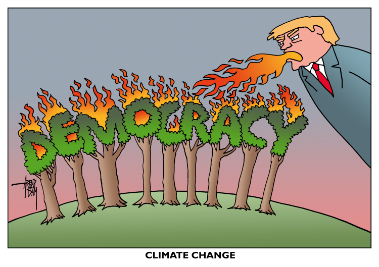TRUMP AND CLIMATE CHANGE by Arend van Dam