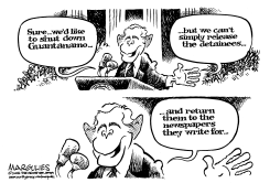 SURE WED LIKE TO SHUT DOWN GUANTANAMO by Jimmy Margulies
