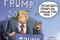 MAGA GURU VS MEGASTAR by Patrick Chappatte