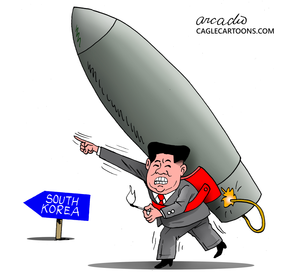 Kim, the rocket man.